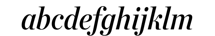 Chronicle Display Condensed Semibold Italic Font LOWERCASE