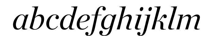 Chronicle Display Italic Font LOWERCASE