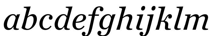 Chronicle Office Italic Font LOWERCASE