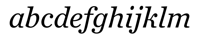 Chronicle Text Grade 2 Italic Font LOWERCASE