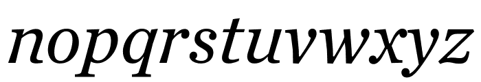 Chronicle Text Grade 2 Italic Font LOWERCASE