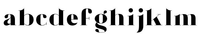 Chronos Serif Filled Font LOWERCASE