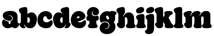 Chunky Beard Font LOWERCASE