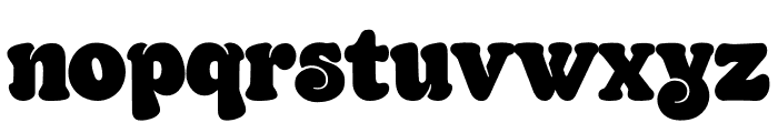 Chunky Beard Font LOWERCASE