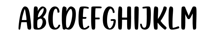 ChunkyDelight Regular Font UPPERCASE