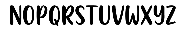 ChunkyDelight Regular Font UPPERCASE