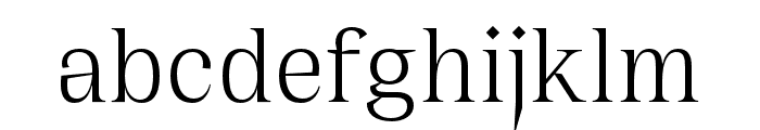 Cirka Light Font LOWERCASE
