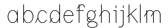 CirrusCumulus Font LOWERCASE