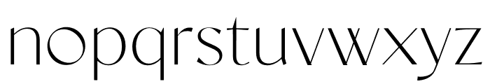 Classico Font LOWERCASE