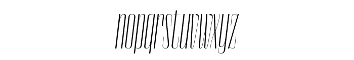 Cobertura 01 Light Italic Font LOWERCASE