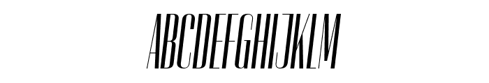 Cobertura 01 Medium Italic Font UPPERCASE