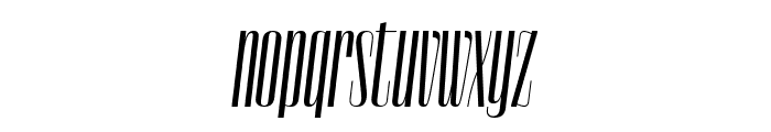 Cobertura 01 Medium Italic Font LOWERCASE