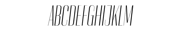 Cobertura 02 Light Italic Font UPPERCASE