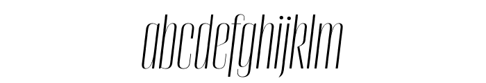Cobertura 02 Light Italic Font LOWERCASE