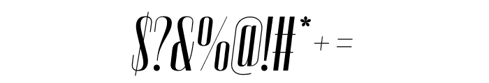 Cobertura 02 Medium Italic Font OTHER CHARS