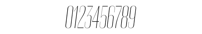 Cobertura 02 Thin Italic Font OTHER CHARS