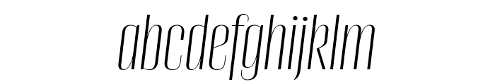 Cobertura 03 Light Italic Font LOWERCASE