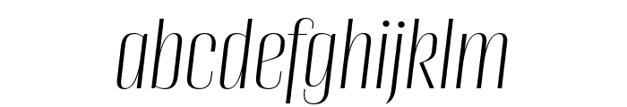 Cobertura 04 Light Italic Font LOWERCASE