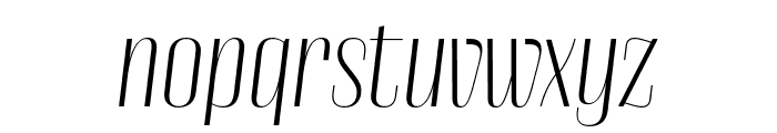 Cobertura 04 Light Italic Font LOWERCASE