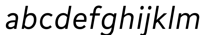 Cogito Italic Font LOWERCASE