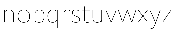 Cogito Ultralight Font LOWERCASE