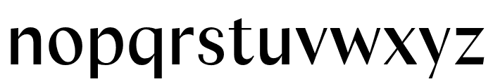 Columbia Sans Display Medium Font LOWERCASE
