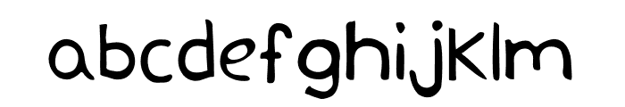 ComicsfreeRegular Font LOWERCASE