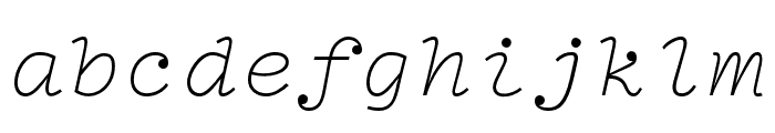 Compagnon Light Italic Font LOWERCASE