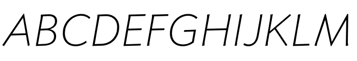 Concourse 2 Italic Font UPPERCASE