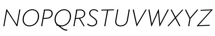 Concourse 2 Italic Font UPPERCASE