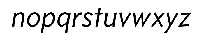 Concourse 3 Italic Font LOWERCASE