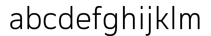 Corp Light Font LOWERCASE