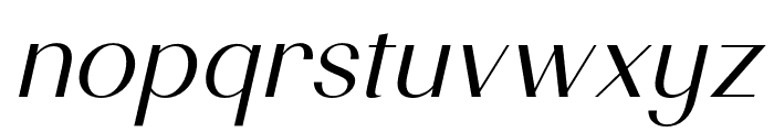 Cosen   Italic Font LOWERCASE