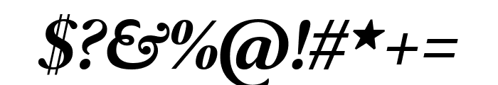 Custodia Bold Italic Font OTHER CHARS