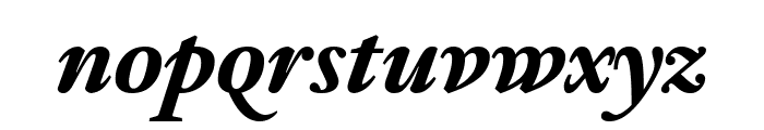Custodia Bold Italic Font LOWERCASE