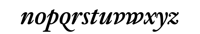 Custodia SemiBold Italic Font LOWERCASE