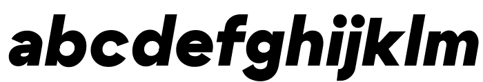 Cygre BlackIt Font LOWERCASE