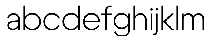 Cygre Light Font LOWERCASE