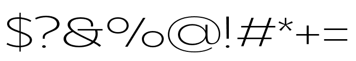 DXRigraf ExtLtExtExp Font OTHER CHARS