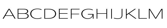 DXRigraf ExtLtExtExp Font UPPERCASE