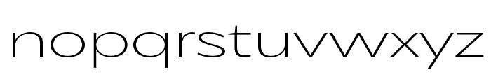 DXRigraf ExtLtExtExp Font LOWERCASE