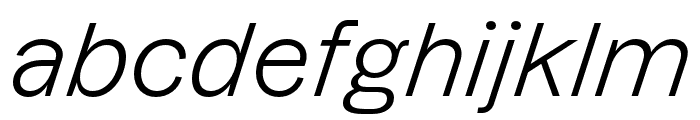DazzedTRIAL RegularItalic Font LOWERCASE