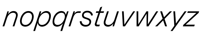 DazzedTRIAL RegularItalic Font LOWERCASE