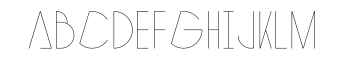 Decode Shade Font LOWERCASE