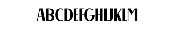 Decohead Regular   (2 Additional Styles) Font LOWERCASE