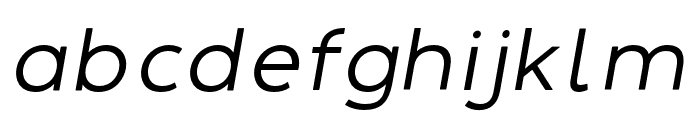 DelRay Italic   Regular Font LOWERCASE