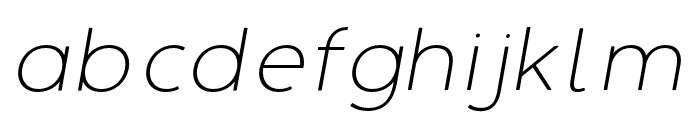 DelRay Italic   Thin Font LOWERCASE