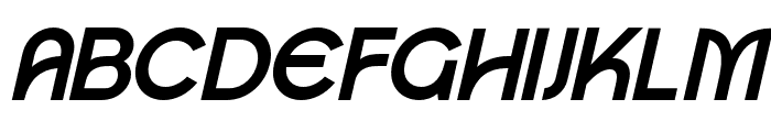 Demuffins Oblique   Demo Font UPPERCASE