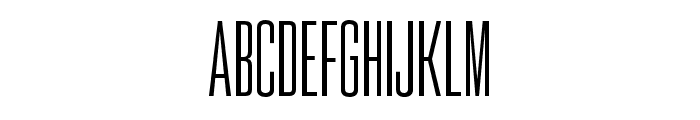 Denominary   Extra Light Font UPPERCASE