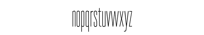 Denominary   Thin Font LOWERCASE